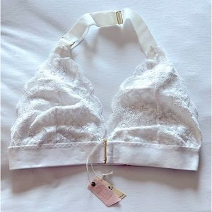 Free People white Lace Bralette NWT